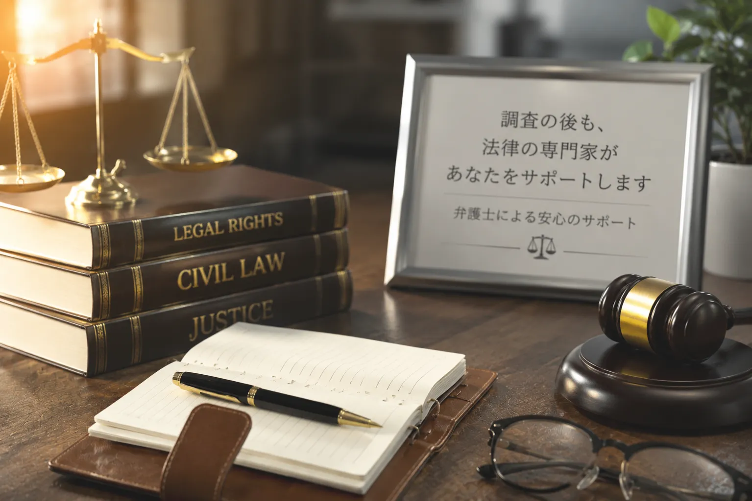 提携している法律事務所の弁護士が解決までサポート