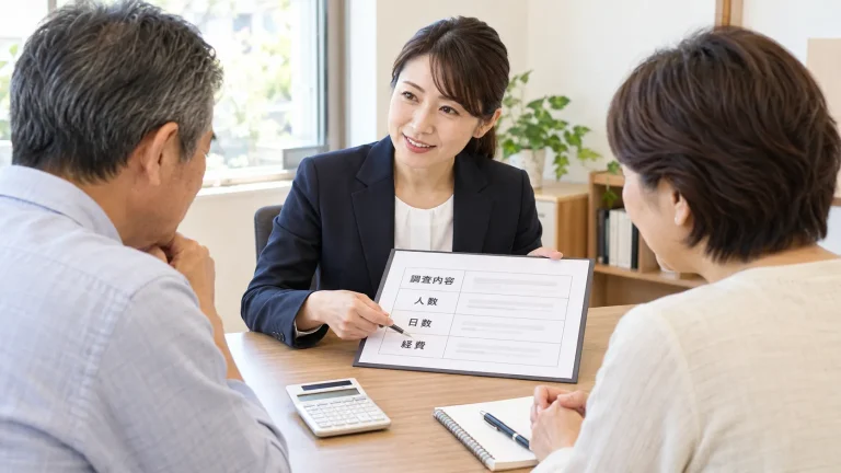 身辺調査の費用相場。料金について説明
