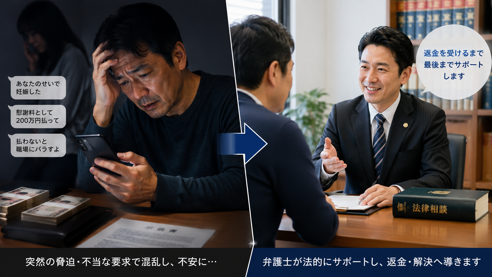 マッチングアプリで美人局被害に遭ったときの対処法|金銭要求された場合の解決方法